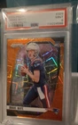 2024 Panini Prizm  Drake Maye #329 Orange Lazer Rookie Psa 9