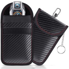Faraday Bag for Key Fob 2 Pack , Faraday Cage Protector, Car RFID Signal Bloc...