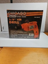 (NEW) CHICAGO Electric Power Tools 3/64"- 3/8" VSR DRILL 03670
