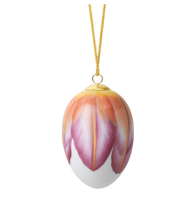 Royal Copenhagen 2022 Easter Egg Ornament ~ Large Tulip ~ Spring Collection  Box