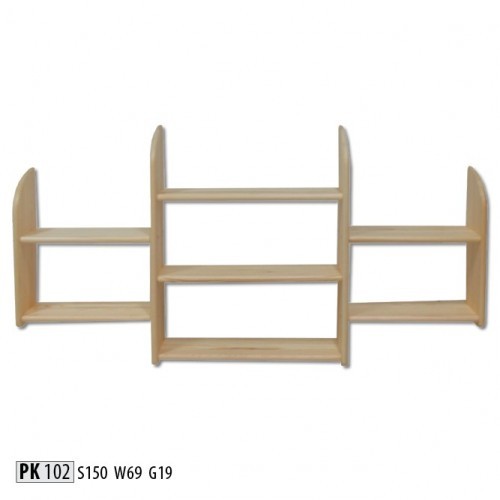 Wandboard Holz Kiefer Massiv 150X69Cm Vollholz Wandregal Blumenregal HäNgeregal-image