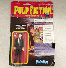 Funko ReAction Figures Pulp Fiction Vincent Vega JSA Autographed M45587