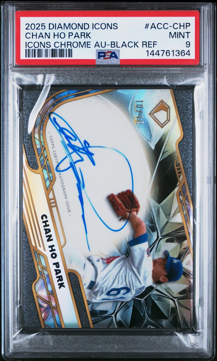 2025 Topps Diamond Icons - Iconic Chrome Autographs Chan Ho Park 