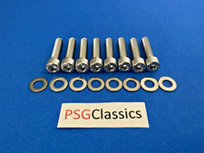 x8 Suzuki GSX1100F 88-94 Exhaust Header Allen Bolts Screws Stainless Steel