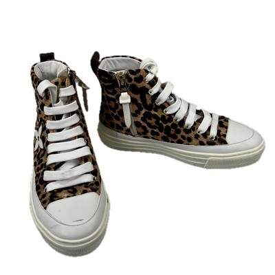 LOUIS VUITTON LV Stellar Line/High Cut M10077 Leopard sneakers Women【used】