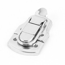 Suitcase Luggage Chest Lock Metal Toggle Catch Latch Clasp Silver Tone 76mmx45mm