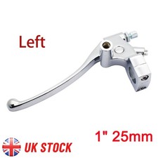 1" 25mm UK Universal Handlebar Brake Control Clutch Lever With 10mm Mirror Hole