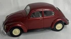 Vintage 1960s Tonka #52680 Pressed Steel Red Volkswagen VW Beetle Bug