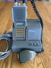 YAESU FT-208R HANDHELDS + NC-8 CHARGING STATION UHF TRANSCEIVERS