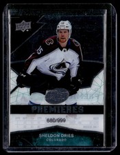 2018-19 Upper Deck Ice Sheldon Dries Rookie 680/999 Colorado Avalanche #76