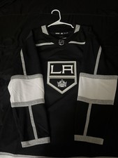 Adidas NHL Hockey Authentic Los Angeles Kings Jersey Black Size 44 elite tech