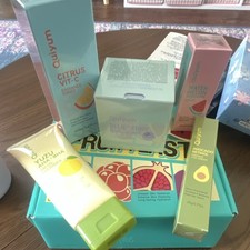 Quiyum Fruit Feast Skin Care Set Hydrating Vit C Retinol 5pc 160ml NEW