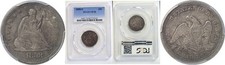 1858-S 25C Seated Liberty Quarter - PCGS VF-30