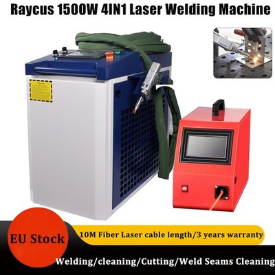 Raycus 1500W Laser Welding Machine Cutting Cleaning Manhine Rust removal S&A EU