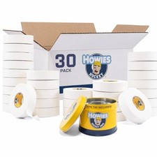 30 Pack 1" White Hockey Tape for Stick, Bat, Lacrosse, Sports Grip