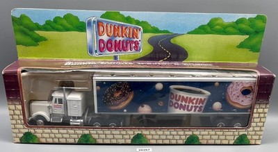 TRACTOR TRAILER SEMI DIE CAST DUNKIN DONUTS IN ORIGINAL BOX NEW