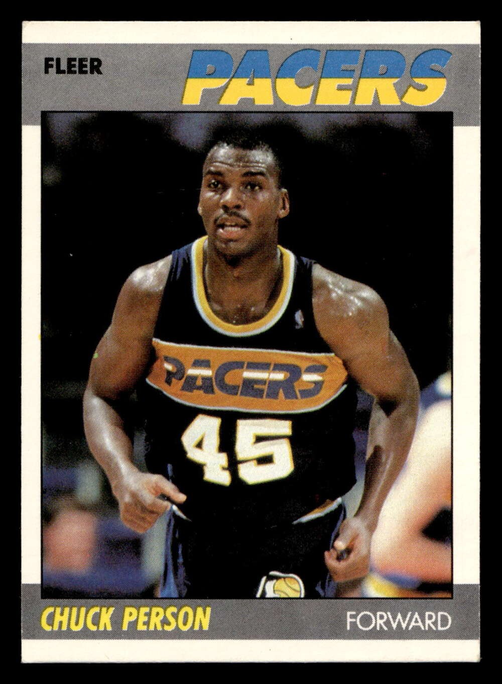 1987-88 Fleer #85 Chuck Person Excellent+ RC Rookie Pacers Basketball ID: 509524