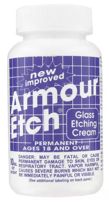 Armour Etch Glass Etching Cream 10 floz New