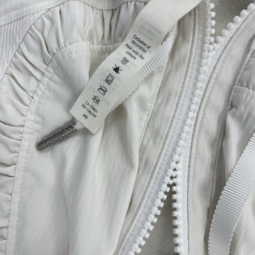 Women’s Lululemon Full Zip Hoodie Size 4 White - Picture 8 of 14