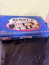 Vintage Rummy-O Tile Game by Cardinal 1999 Collector's Blue TIN 851 - COMPLETE