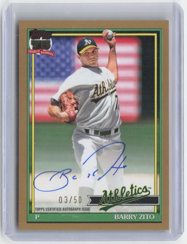 2026 Topps Series 1 Barry Zito 1991 Topps Baseball Autographs (RAW)
