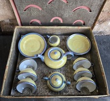 The Little Hostess Set Children's Porcelain Tea Set Original Box Japan 21 Piece