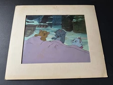 1970 The Aristocats Production Animation Cel Art Corner Disneyland Walt Disney