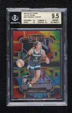 2024 Select WNBA Concourse Tie-Dye Prizm 17/25 Chennedy Carter #29 BGS 9.5 3d3