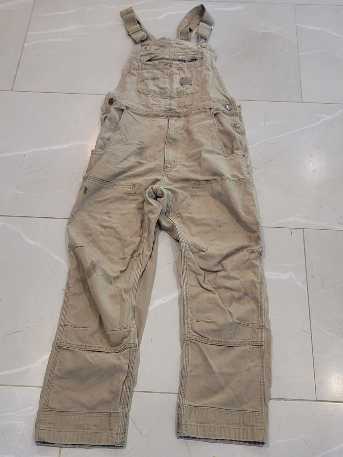 Vintage Carhartt Double Knee Bib Overalls Men 34x30 Workwear Outdoor
Opens in a new window or tab