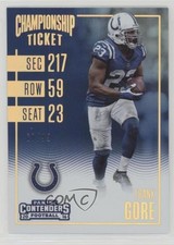 2016 Panini Contenders Championship Ticket /99 Frank Gore #93 1k5