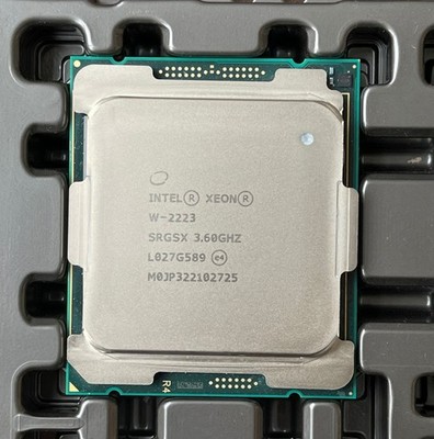 Intel Xeon W-2223 4-CORES 8-THREADS 3.60 GHz  R4 LGA-2066-120W CPU SRGSX SERVER