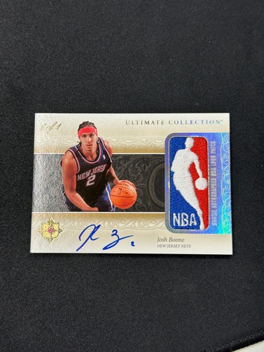 2007 UDUltimate Collection Josh Boone #URAL-JB 1/1 Rc Rookie Auto Logoman Patch