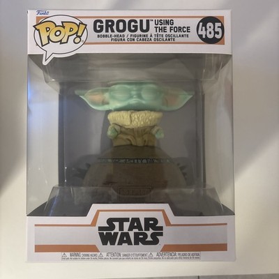 Funko-Deluxe: Star Wars Mandalorian Grogu (The Child Using The Force) POP! Vinyl