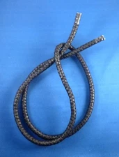 NEW Genuine leather 9mm THICK Black BOLO CORD 42" long for bola ties