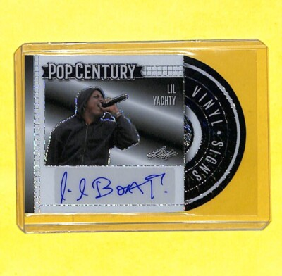 #ad 2024 Leaf Pop Century Lil Yachty Vinyl Signs 1 1 Auto Autograph Card $59.99