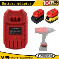 Adapter for Dewalt for Milwaukee 18V Li-ion Battery Convert to for Craftsman 20V