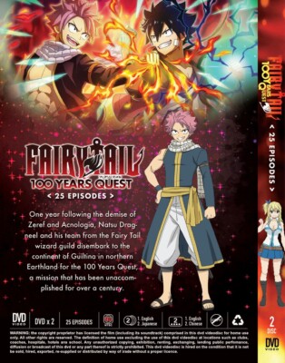 ANIME DVD FAIRY TAIL 100 YEARS QUEST VOL.1-25 END *ENGLISH DUBBED