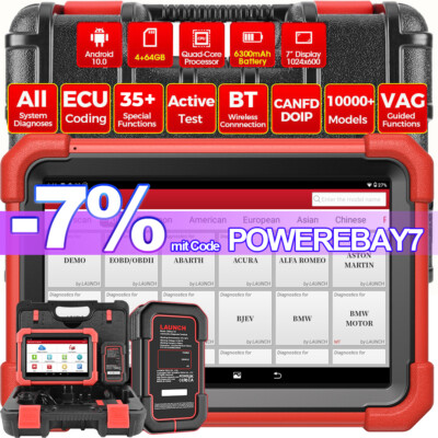 2025 LAUNCH X431 CRP919X BT KFZ OBD2 Diagnosegerät ALLE System ECU Coding DE