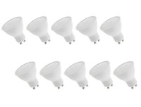 10Er Pack - Led Spot GU10 Leuchtmittel - 6W Warmweiß