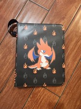 Pokemon Charizard 9-Pocket Trading Card Binder Yugioh- Hold 720 Cards NEW