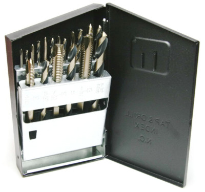 Norseman Drill and Tap Set UNC Taps - 18PC Magnum Super Premium SP-18TD USA Made