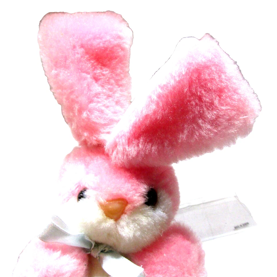 Vintage Easter Pets Plush Toy Pink Bunny 10" - Image 2 of 4