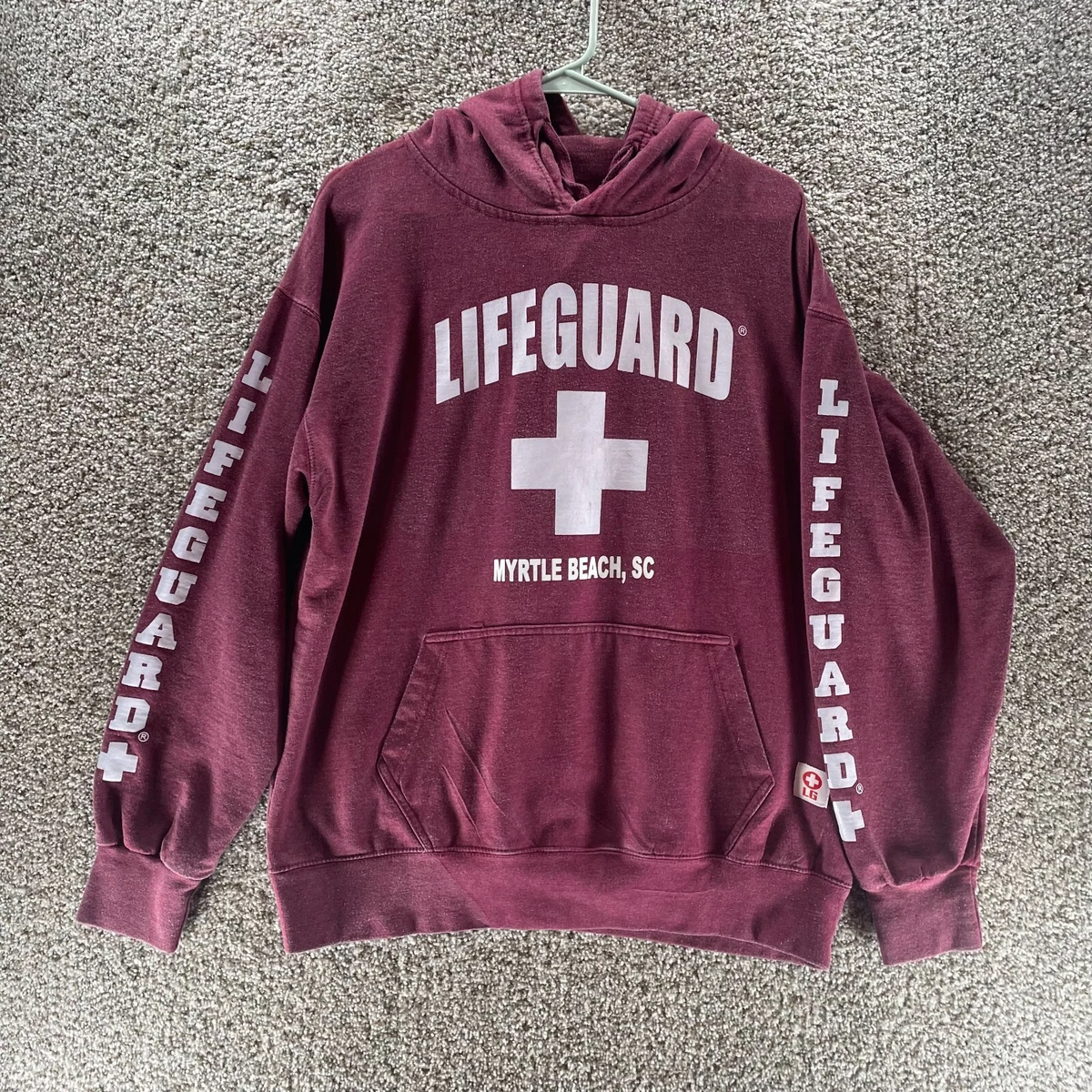 Pink lifeguard hoodie sale