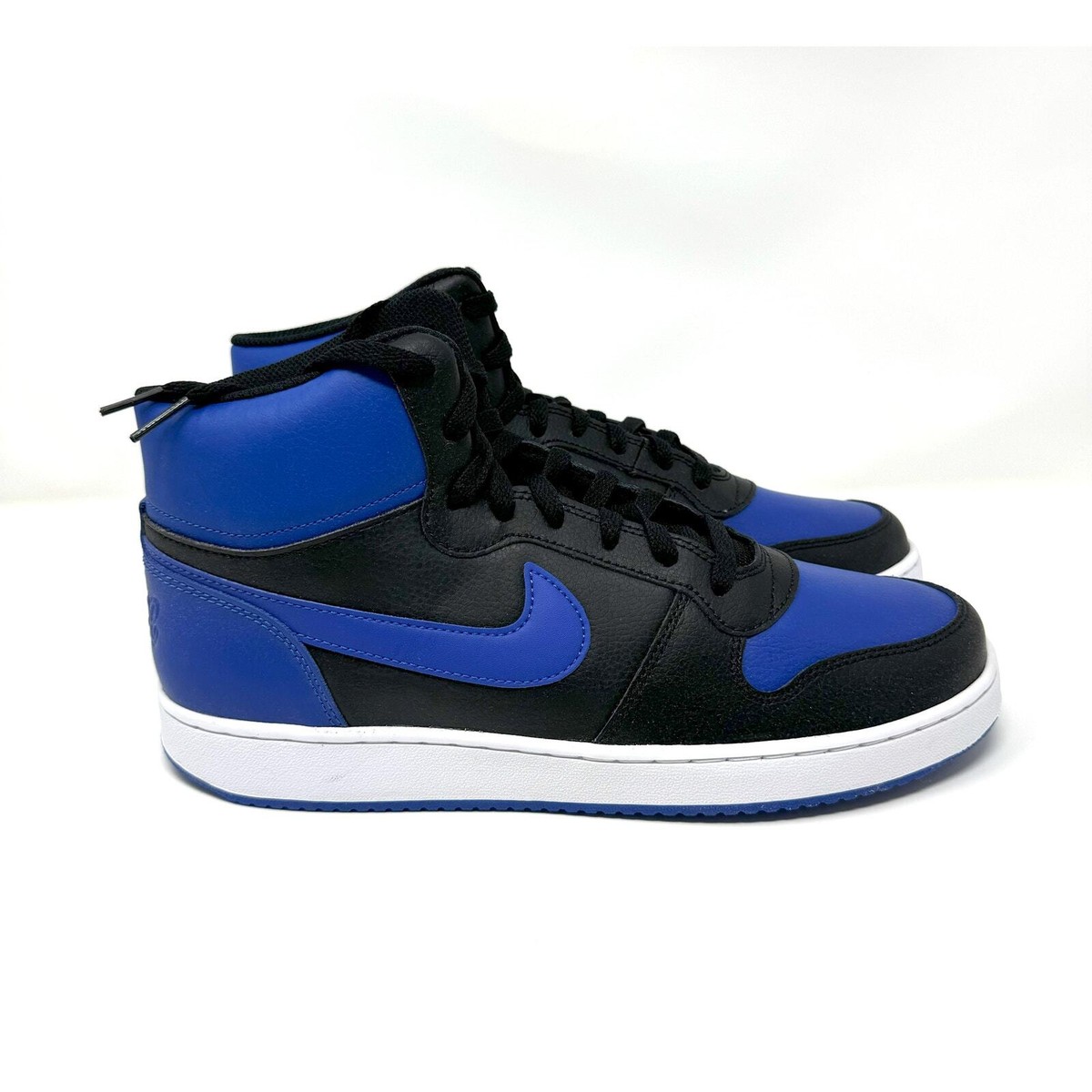Nike Men Shoes Ebernon Mid Black/Game Royal/White 10.5 | eBay