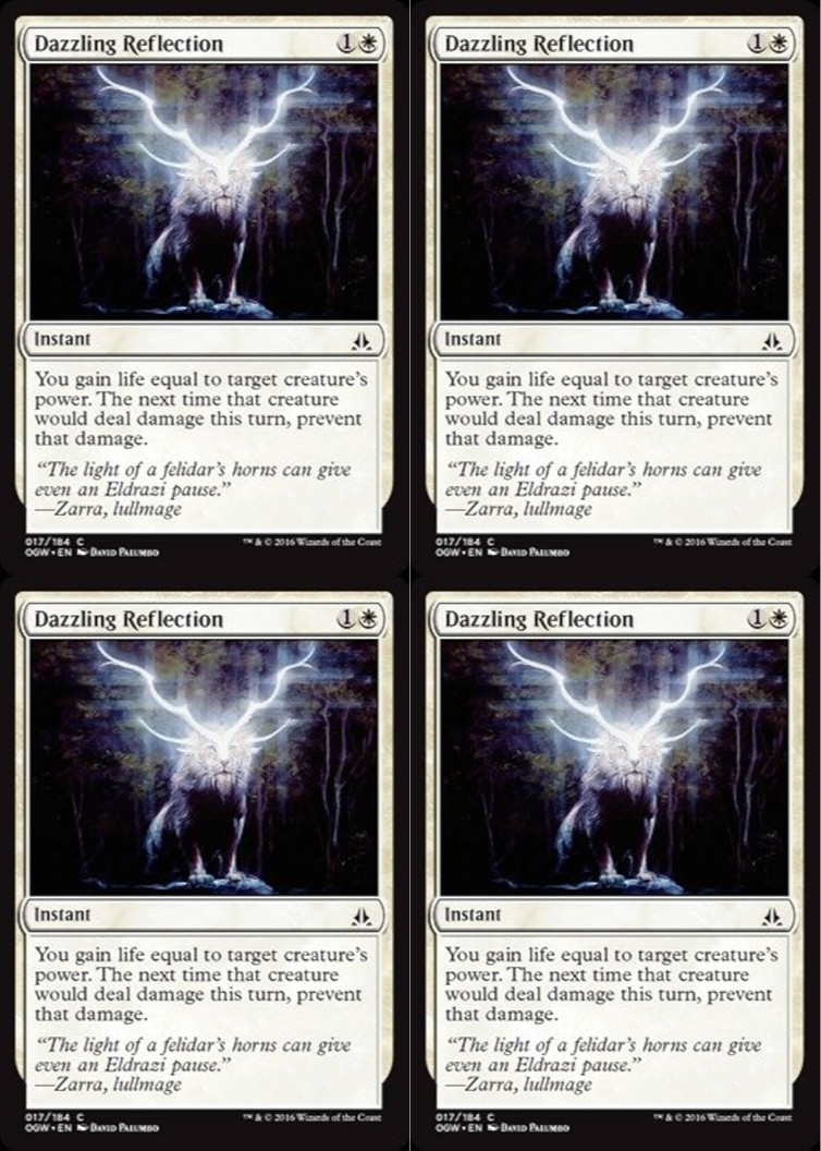 MTG 2016 DAZZLING REFLECTION 017/184 - INSTANT - MAGIC CARD x4 copies