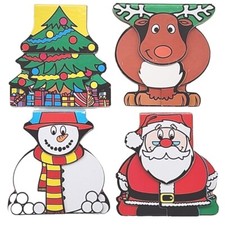 Fun With Full Set Christmas Tree / Reindeer / Snowman / Santa Board Books 2016