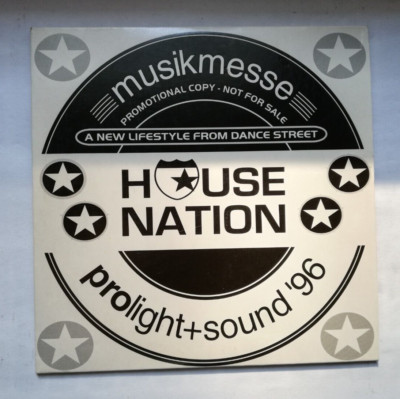 House Nation Prolight + Sound '96 - 16 Track Promo CD (none) - House Nation 1996
