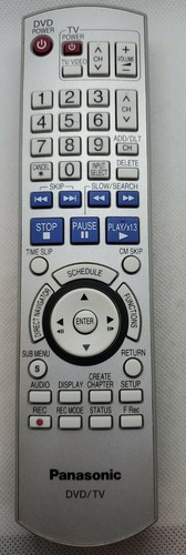 Original PANASONIC EUR7659Y10 Remote Control DMRES15P DMRES15S DMRES16
