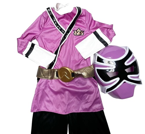 Disguise Costumes Pink Ranger Classic Movie Costume - Medium (7-8), Includes Jumpsuit & 1/2 Character Mask