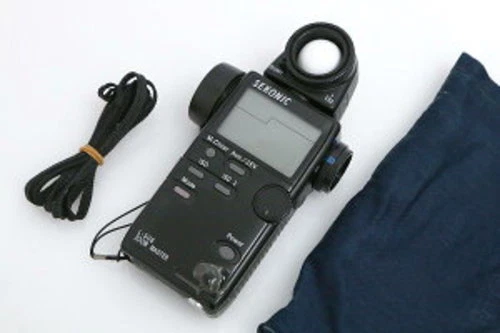 SEKONIC L-508 Zoom Master Digital Light Exposure Meter Strap Soft case